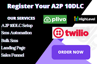 ghl a2p 10dlc registration on twilio, gohighlevel ringcentral bulk SMS marketing