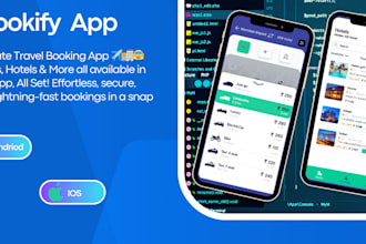 make bookify app flights and hotels all available in one app for android and IOS