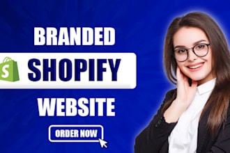 build shopify store or shopify website design, redesign shopify store