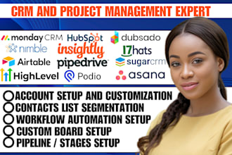 do list segementation on hubspot airtable monday crm pipedrive gohighlevel zoho