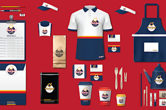 bold retro playful logo and branding  eye,catching brand identity design