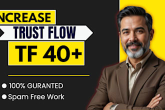 boost majestic trust flow 40 plus