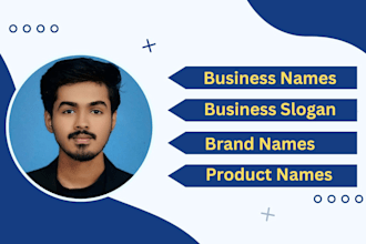 create a special business name and slogan for your business or company