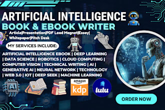 ghostwrite ebook on artificial intelligence, deep learning, robotics, and ml