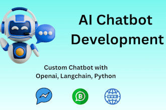 build a custom ai chatbot with gpt, langchain, and fastapi