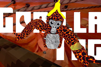 create a custom gorilla tag fangame, gorilla horror game, fnaf game for you