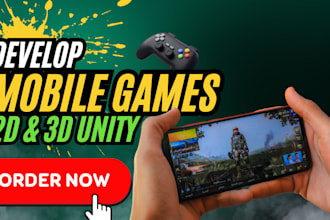 develop 2d 3d multiplayer unity game, fighting game for IOS, android, web and PC