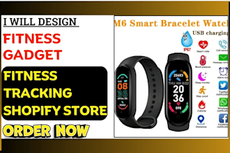 design tracking fitness shopify store fitness gadget shopify store