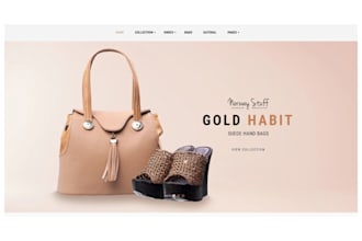 design tote bag shopify store shopping bag website hand bag store backpack