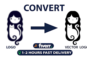 do redesign, duplicate, remake, copy or vectorize your logo