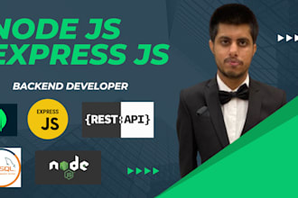 build backend restful api using node js and express js
