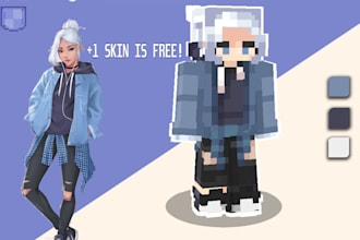 create high quality custom minecraft skin