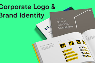 design a professional corporate logo and brand identity