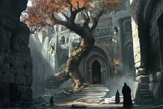 design an awesome environment concept art