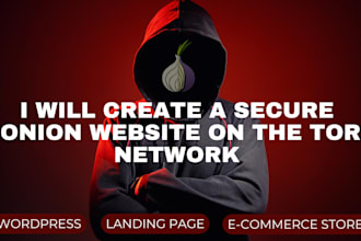 create a private, secure website on the tor network ,onion