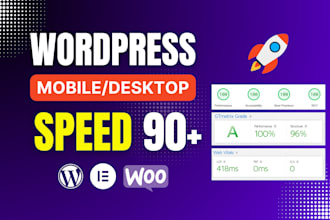 speed up elementor wordpress website page speed optimization