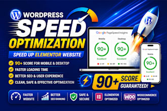 do wordpress speed optimization, speed up elementor website