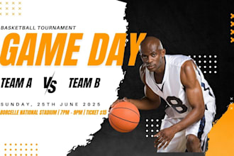 sport graphics design, team logo, banner, poster, sport event cover, uniform