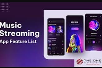 do music streaming app, music streaming website, live music streaming