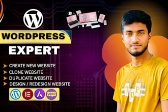 develop wordpress website design with responsive web design