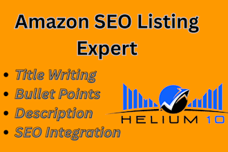 amazon SEO product listing title bullet points and description writing