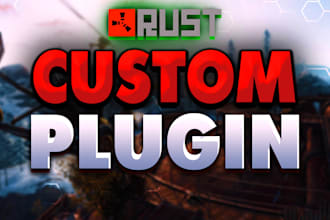 write a custom plugin for the rust game