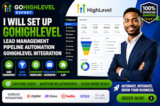 set up gohighlevel lead management pipeline automation gohighlevel integration