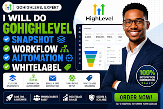 do gohighlevel snapshot gohighlevel workflow gohighlevel automation whitelabel