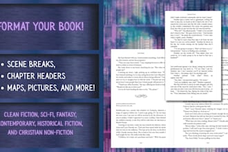 typeset your book with customizations