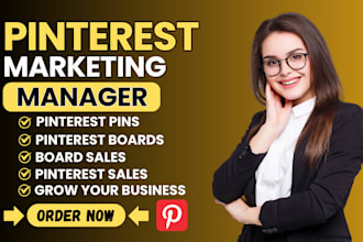 be your pinterest marketing manager and tailwind expert, create pins, board