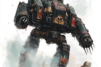 make a warhammer illustration