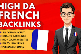 provide french backlinks via french guest post from french sites