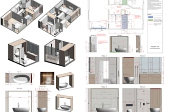 professional interior drawings in archicad