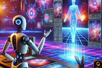ai generated stunning and unique images, custom artwork, illustration and real