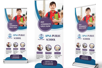 design roll up banner, event banner, and bolboards