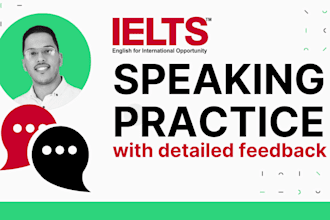 provide ielts speaking practice with detailed feedback