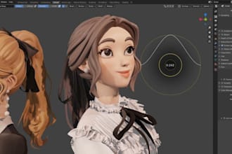 create custom  vrchat avatar 3d model avi in unity 3d model furry for you