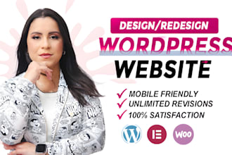 do wordpress website design with responsive web design