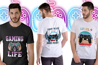 do awesome t shirt design gaming tshirt design brand tshirt design