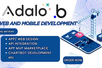 bubble adalo bubble io website buildfire web app saas mvp mobile app