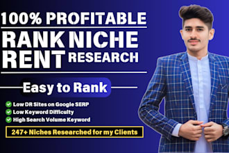 find low competition profitable rank and rent niches