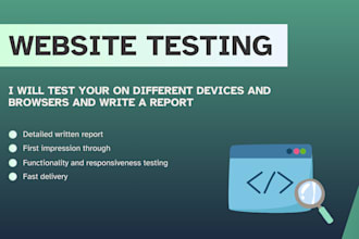 do website testing on PC, phone and tablet