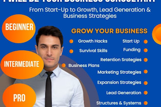 be your business consultant and analyst