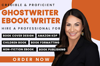 ghostwrite ebook KDP book writer non fiction ebook ghost ebook writer