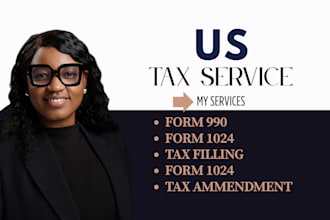 prepare and efile US tax  form 990 form 1024 form 1023