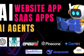 do ai sass ai website ai app developer ai agent ai chatbot custom ai llm