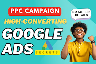 run google ads PPC campaigns to drive sales and leads for new business