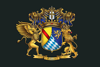 make heraldic family crest coat of arms logo