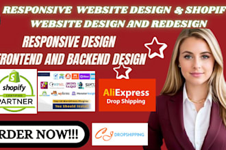 build high converting shopify dropshipping store with winning design and product