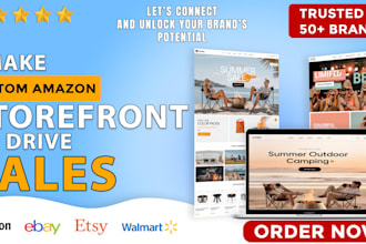 design a high converting amazon storefront that drives sales